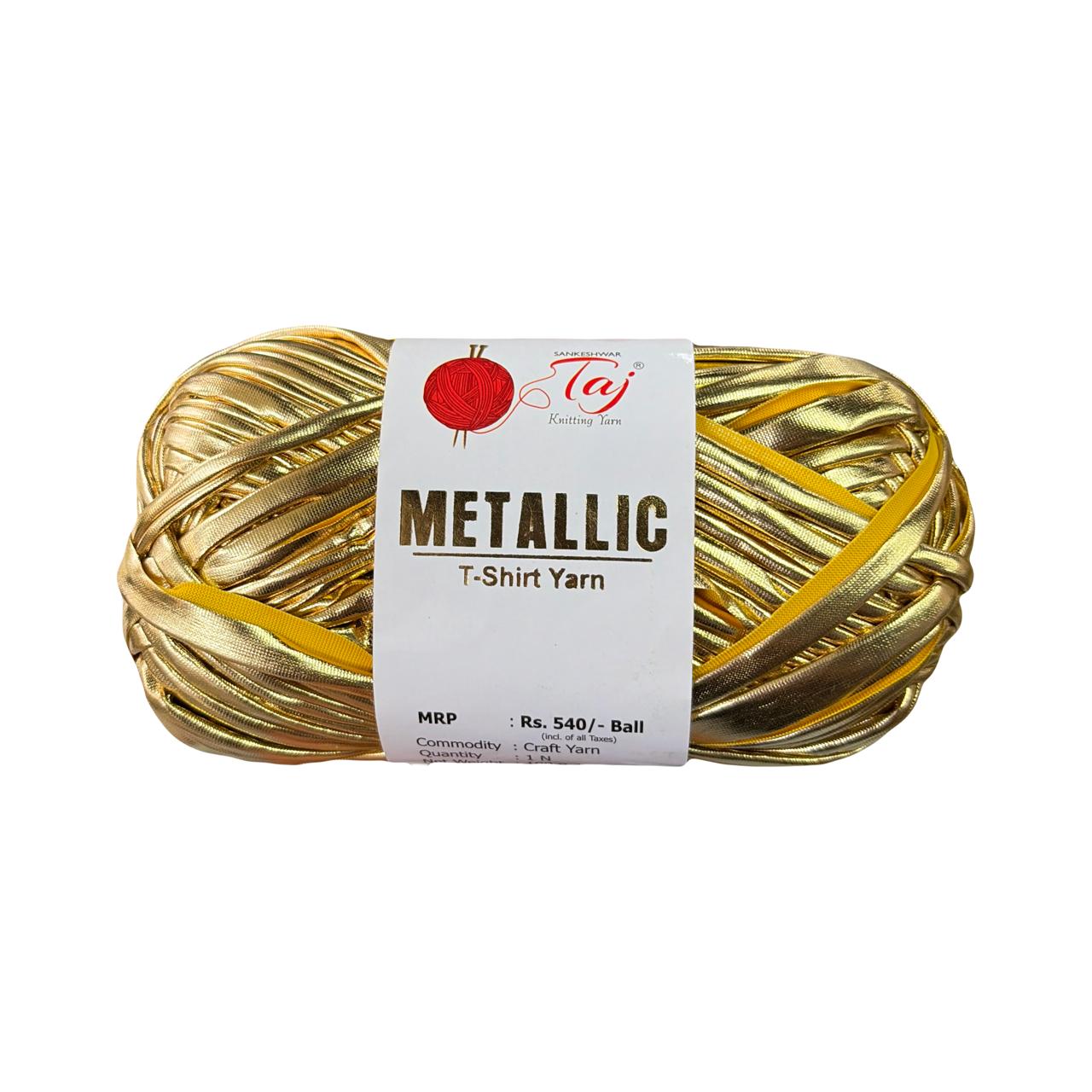 T-09 GOLD Metallic T-Shirt Yarn